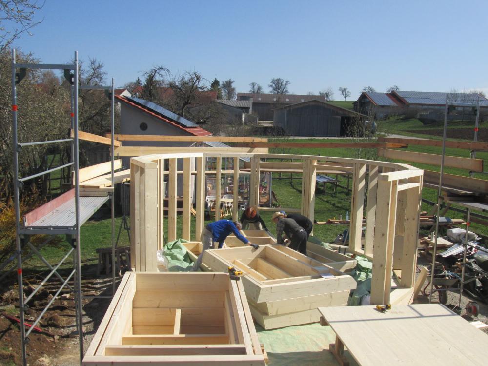 Innensicht einer Hälfte