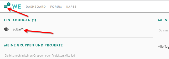 WECHANGE Kontextmenü